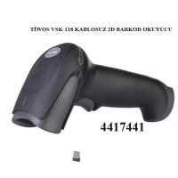 TİWOX VSK-118 KABLOSUZ 2D BARKOD OKUYUCU